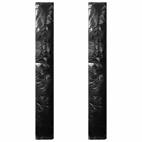 Parasolhoezen 2 st met rits 200 cm PE 1
