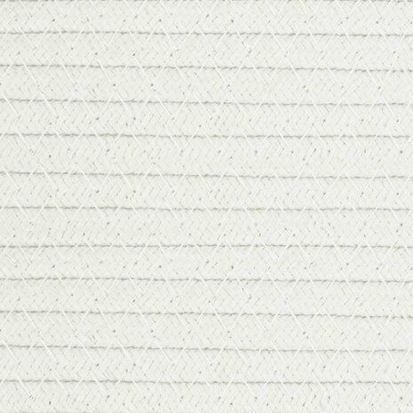 Wasmand &Oslash; 60x36 cm katoen bruin en wit 8