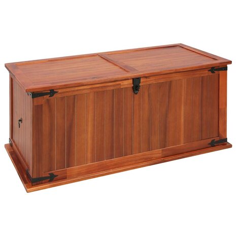 Opbergkist 79x34x32 cm massief acaciahout 2