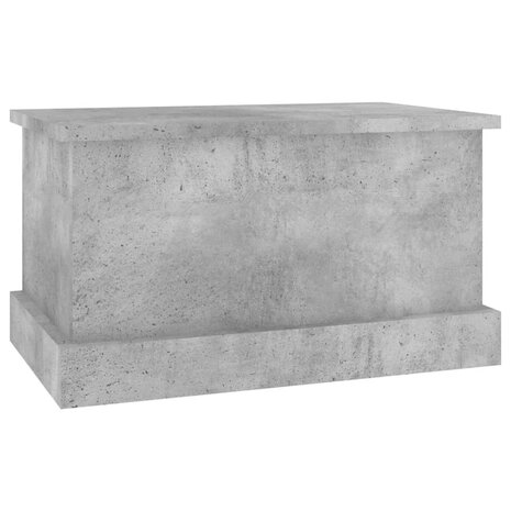 Opbergbox 50x30x28 cm bewerkt hout betongrijs 4
