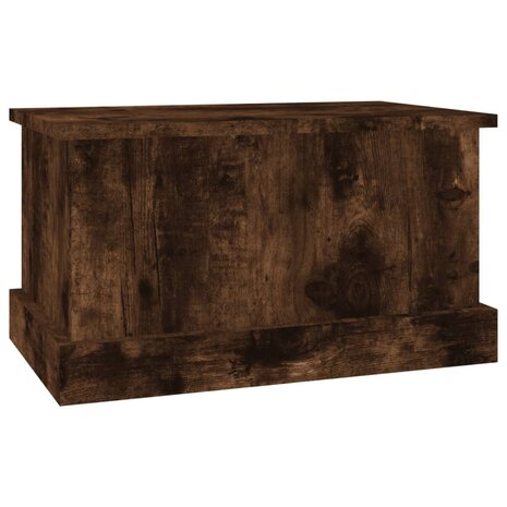 Opbergbox 50x30x28 cm bewerkt hout gerookt eikenkleurig 4