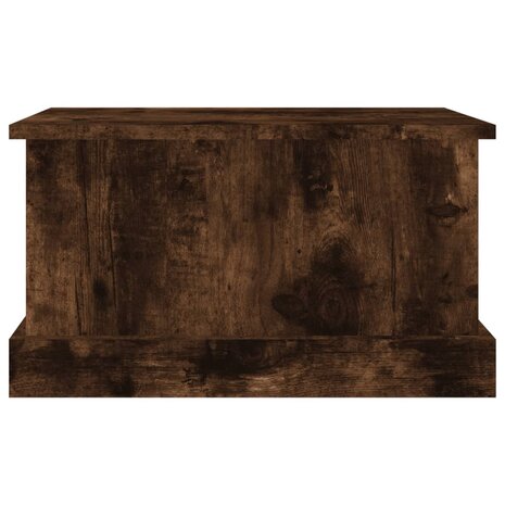 Opbergbox 50x30x28 cm bewerkt hout gerookt eikenkleurig 5