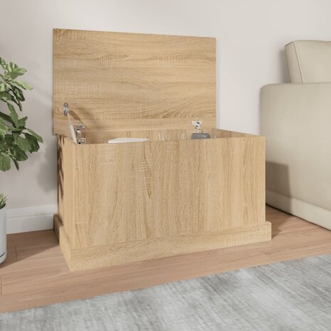Opbergbox Sonoma Eiken 70x40x38 cm Bewerkt Hout 1
