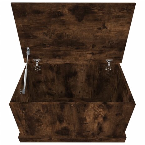 Opbergbox 70x40x38 cm bewerkt hout gerookt eikenkleurig 7