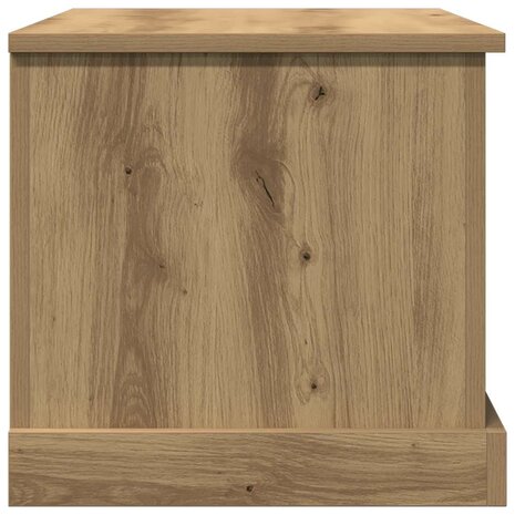 Opbergbox 70x40x38 cm bewerkt hout artisanaal eikenkleurig 12