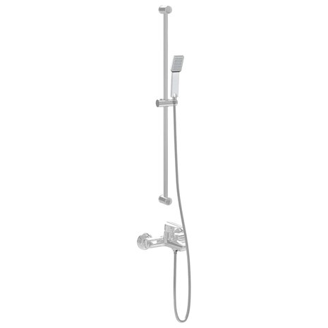 Doucheset Chroom 150 cm Roestvrij staal 3