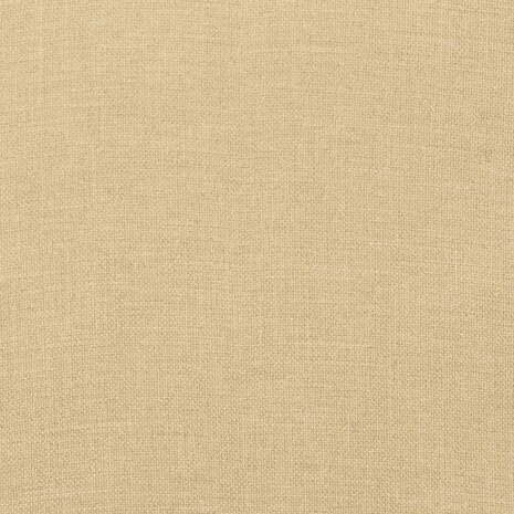 Stoelkussens 2 st lage rug 100x50x7 cm stof gem&ecirc;leerd beige 10
