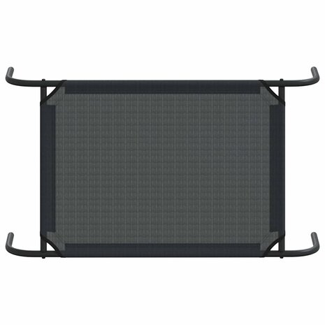 Hondenbed verhoogd S textileen zwart 6