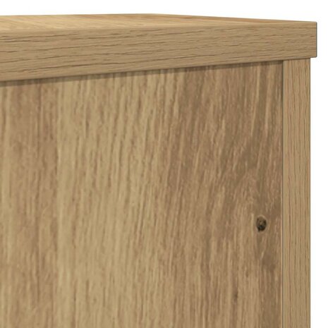 Plantenstandaards 2 st 15x15x20 cm hout artisanaal eiken 7
