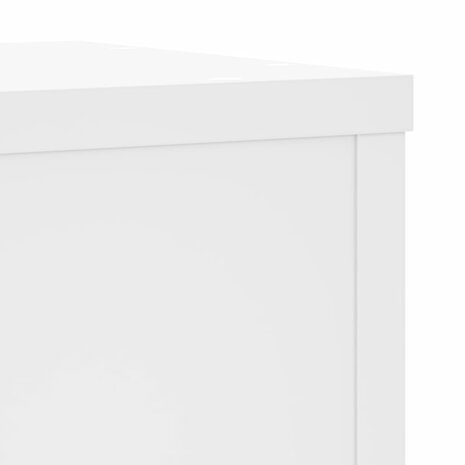Plantenstandaards 2 st 25x25x35 cm bewerkt hout wit 7