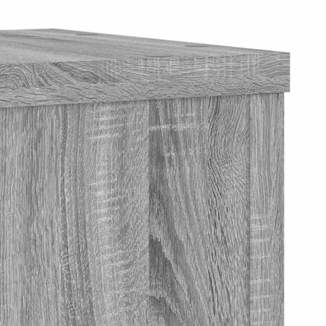 Plantenstandaards 2 st 25x25x35 cm bewerkt hout grijs sonoma 7