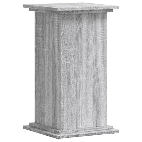 Plantenstandaard 33x33x60 cm bewerkt hout grijs sonoma eiken 4