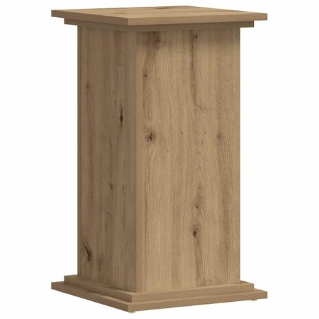 Plantenstandaard 33x33x60 cm bewerkt hout artisanaal eiken 2