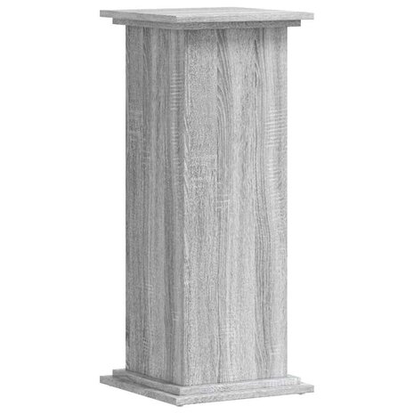 Plantenstandaard 33x33x80 cm bewerkt hout grijs sonoma eiken 4