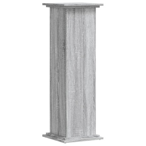 Plantenstandaard 33x33x100 cm bewerkt hout grijs sonoma eiken 2