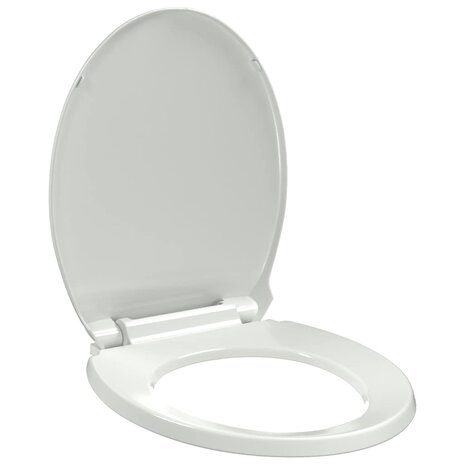 Toiletbril soft-close ovaal wit 2