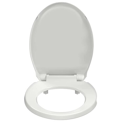 Toiletbril soft-close ovaal wit 4