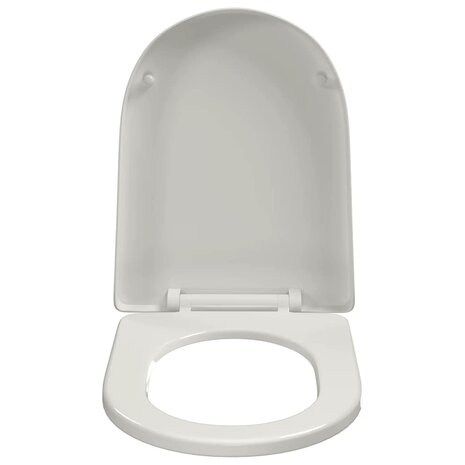 Toiletbril soft-close vierkant wit 5