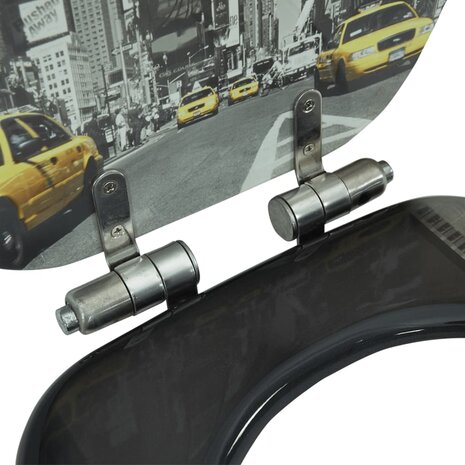 Toiletbril met soft-close deksel New York MDF 8
