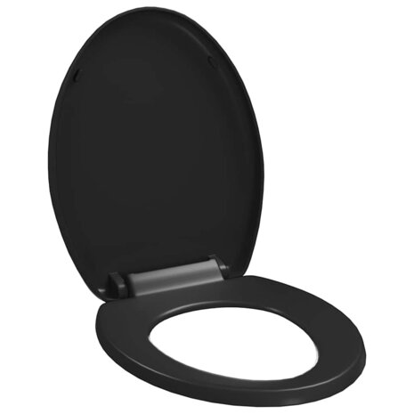 Toiletbril soft-close met quick-release ontwerp zwart 2