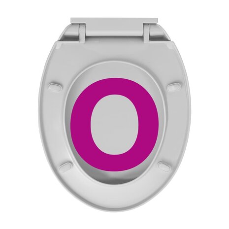 Toiletbril soft-close ovaal lichtgrijs 9