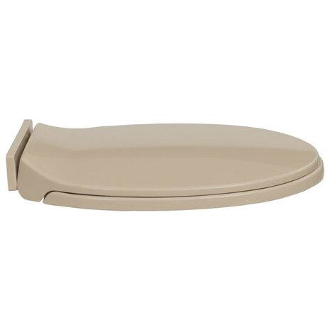 Toiletbril soft-close ovaal beige 5