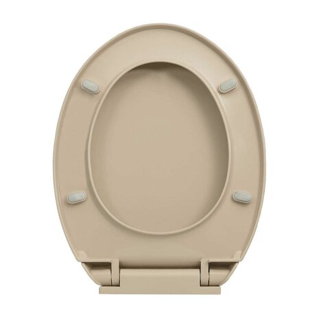 Toiletbril soft-close ovaal beige 6