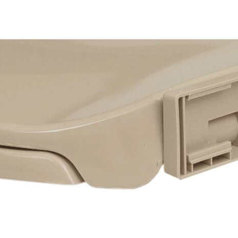 Toiletbril soft-close ovaal beige 8