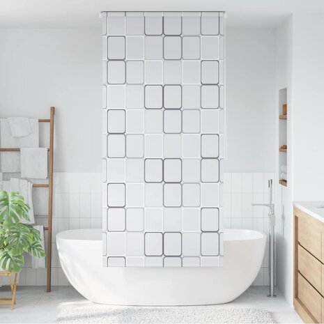 Rolgordijn voor douche 80x240 cm vierkant 1