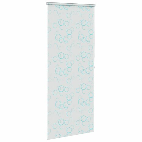 Rolgordijn voor douche 80x240 cm bubbel 3