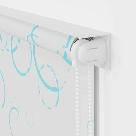 Rolgordijn voor douche 80x240 cm bubbel 7