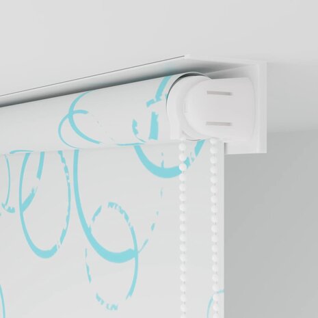 Rolgordijn voor douche 80x240 cm bubbel 8