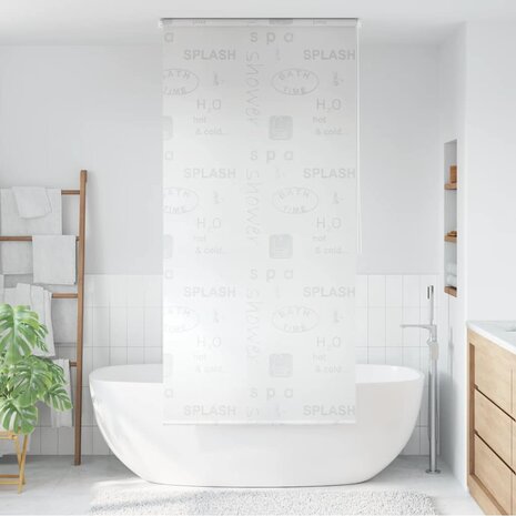Rolgordijn voor douche 100x240 cm splash 1