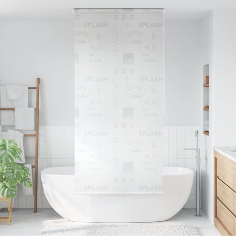 Rolgordijn voor douche 120x240 cm splash 1