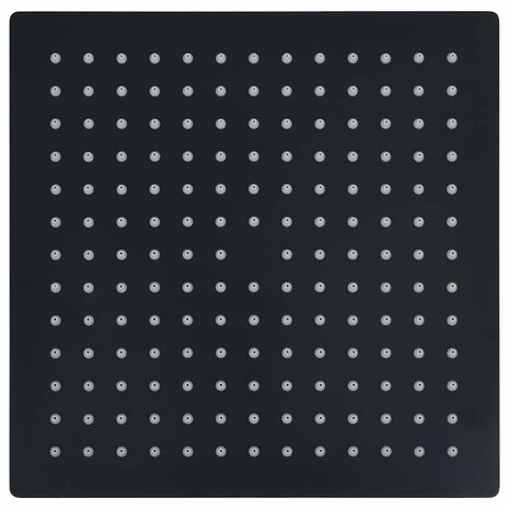 Regendouchekop vierkant 30x30 cm roestvrij staal zwart 2