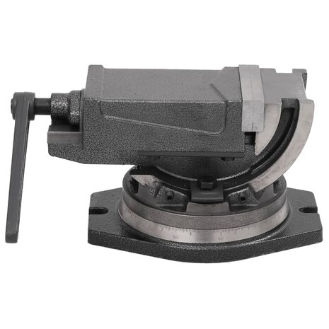 Bankschroef met 2 assen kantelbaar 100 mm 2