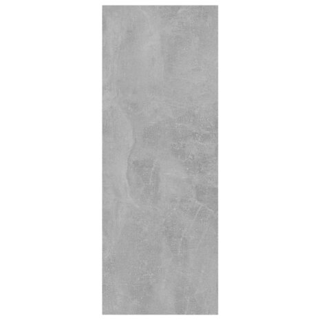Wandtafel 105x30x80 cm bewerkt hout betongrijs 5