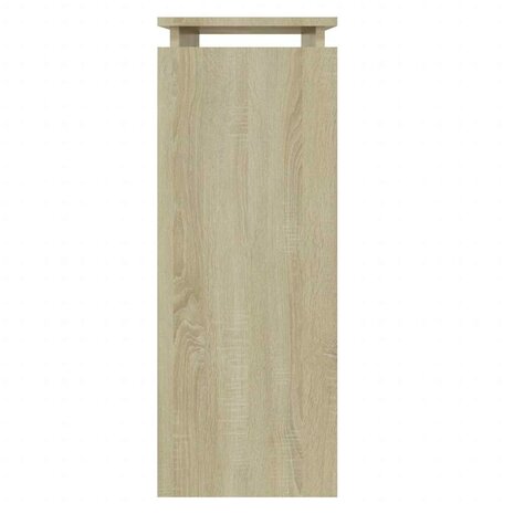 Wandtafel 80x30x80 cm bewerkt hout sonoma eikenkleurig 4