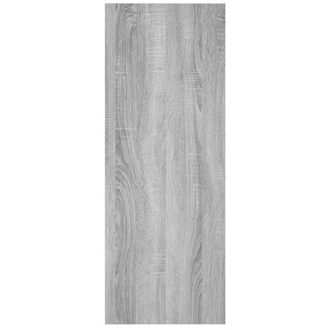 Wandtafel 105x30x80 cm bewerkt hout grijs sonoma eikenkleurig 5