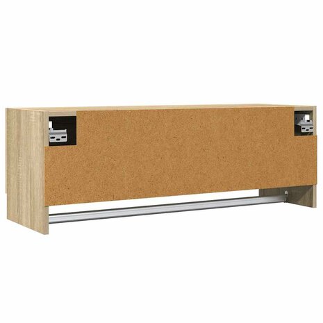 Kledingkast 100x32,5x35 cm bewerkt hout sonoma eikenkleurig 7