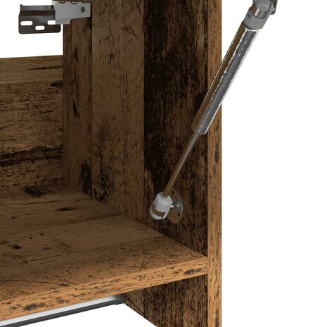 Kledingkast 70x32,5x35 cm bewerkt hout oud houtkleurig 7