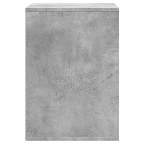 Ladekast 60x41x58 cm bewerkt hout betongrijs 7