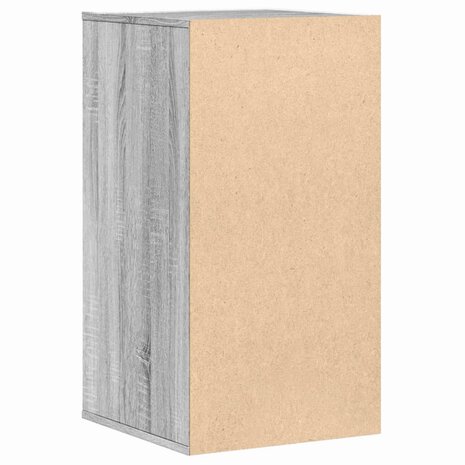 Ladekast 40x41x76 cm bewerkt hout grijs sonoma eikenkleurig 6