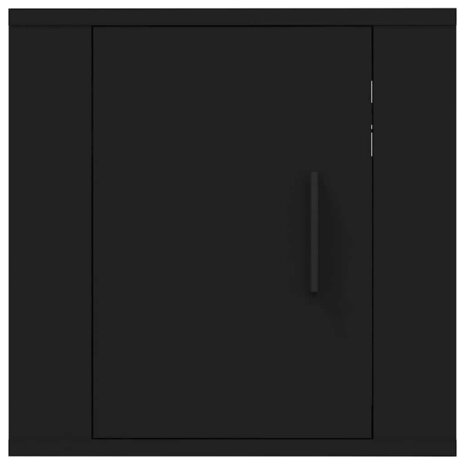 Tv-wandmeubel 40x34,5x40 cm zwart 4