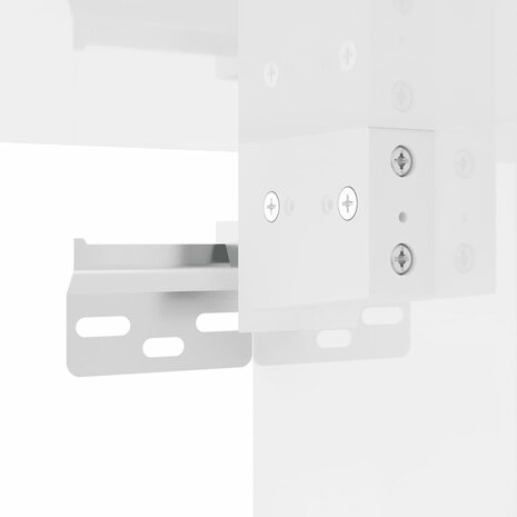 Tv-wandmeubel 40x34,5x40 cm hoogglans wit 7