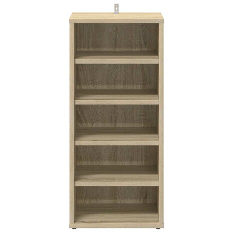 Schoenenkast 31,5x35x70 cm bewerkt hout sonoma eikenkleurig 5