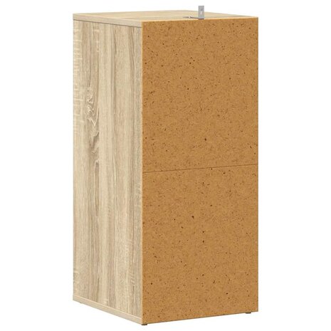 Schoenenkast 31,5x35x70 cm bewerkt hout sonoma eikenkleurig 6