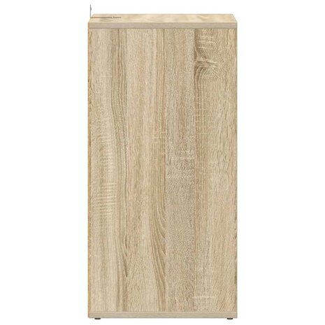 Schoenenkast 31,5x35x70 cm bewerkt hout sonoma eikenkleurig 7