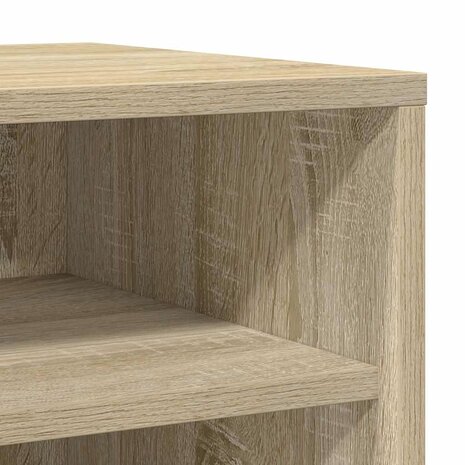 Schoenenkast 31,5x35x70 cm bewerkt hout sonoma eikenkleurig 9