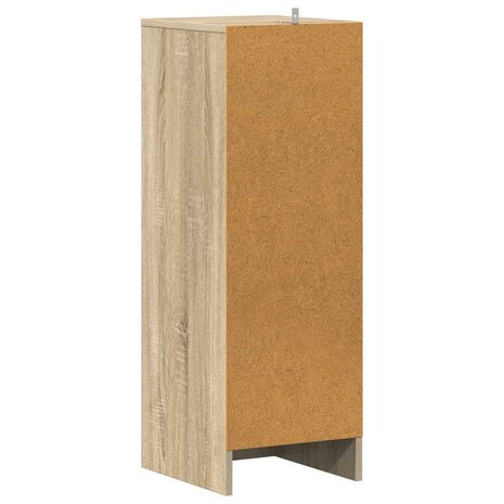 Schoenenkast 31,5x35x90 cm bewerkt hout sonoma eikenkleurig 5